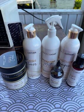 Bask & Lather Hair Care Set